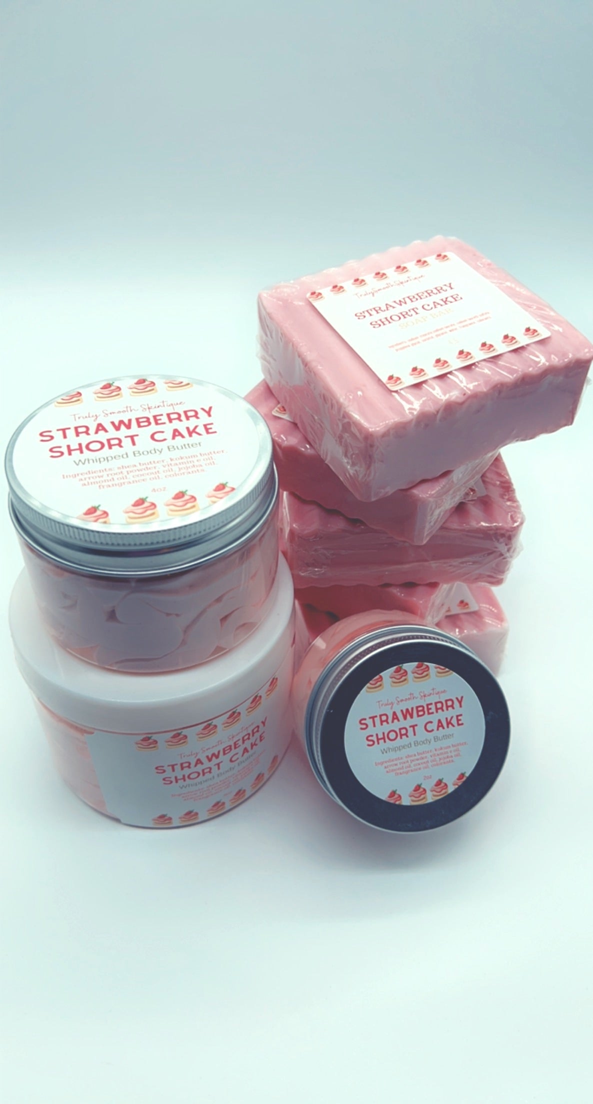 Strawberry Shortcake Butter & Soap Bundle