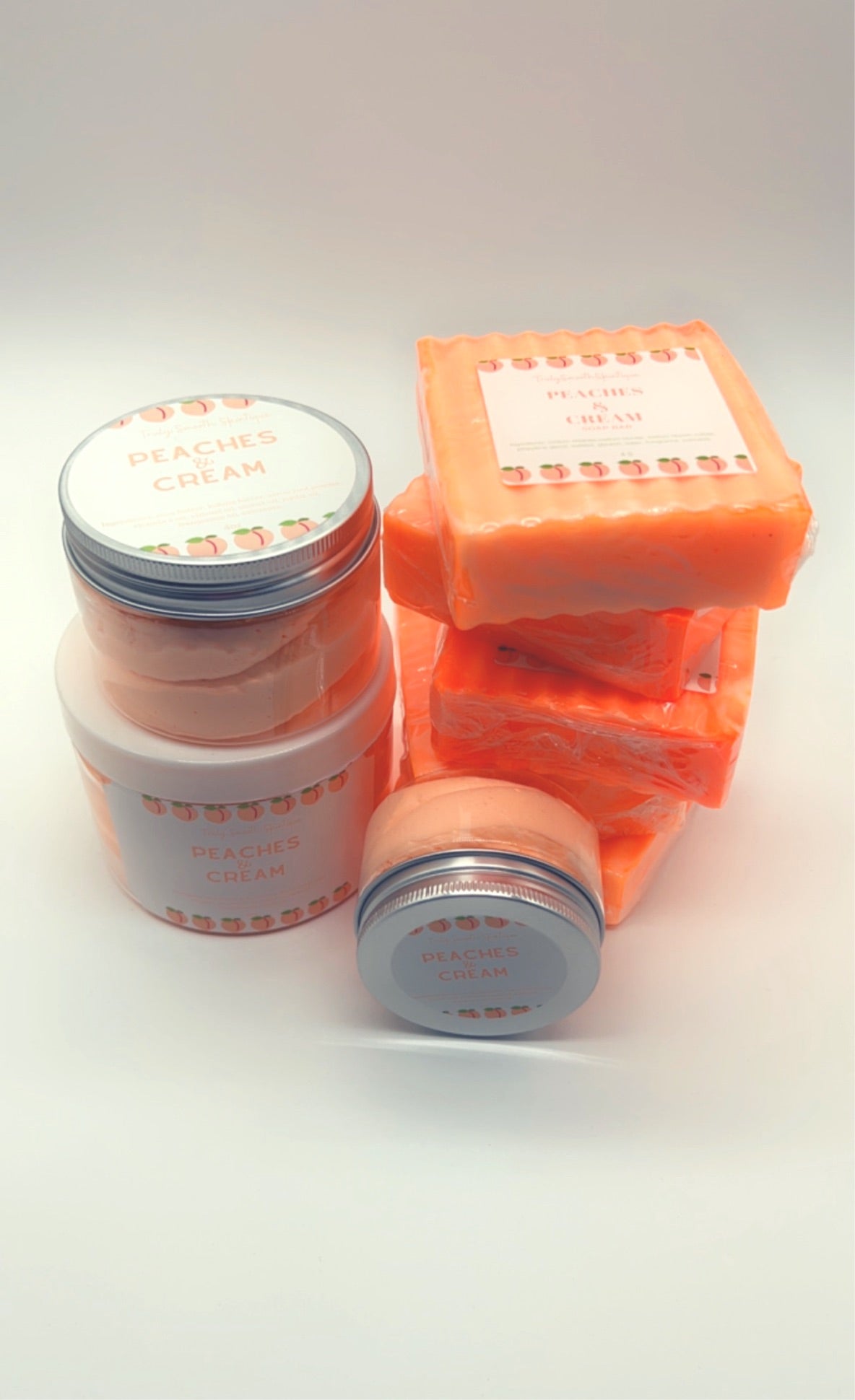 Peaches & Cream Body Butter & Soap Bundle